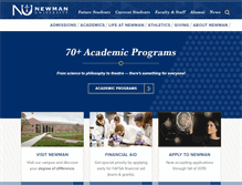 Tablet Screenshot of blog.newmanu.edu