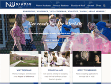 Tablet Screenshot of newmanu.edu